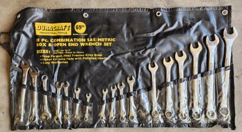 Vintage DURACRAFT Open End Wrench Set