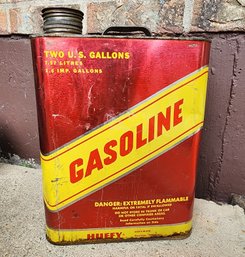 Vintage (2) Gallon Metal Gas Container