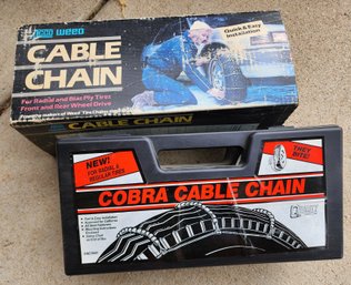 (2) Automotive Cable Chain Snow Sets