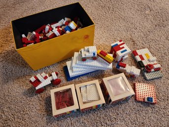 Large Assortment Of Vintage LEGO Play Blocks