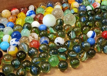 Vintage Assortment Of Marbles