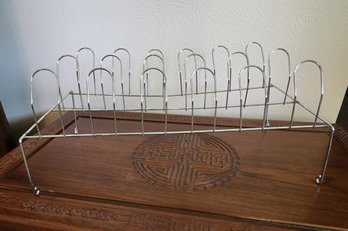 (3) Metal Shoe Organizer Racks