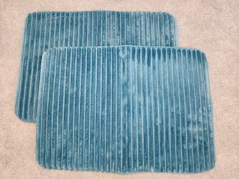 (2) Soft Plush Bath Mats