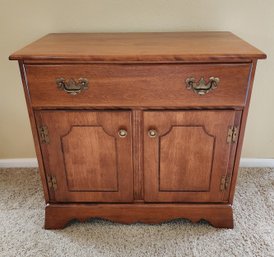 Vintage Wooden Storage Buffet Table