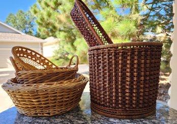 Assortment Of Woven Baskets