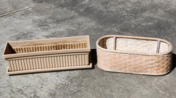 (2) Garden Containers