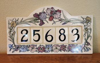 Vintage Porcelain Address Accent Decor