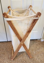 Vintage Folding Laundry Hamper