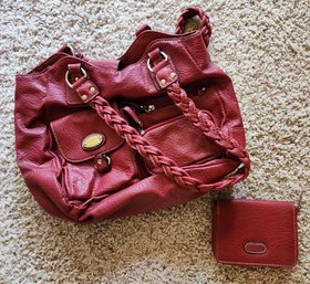 ROSETTI Red Leather Purse And Wallet