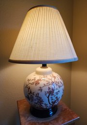 Vintage Crackle Effect Ceramic Base Table Lamp