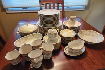 Vintage NORITAKE Ivory China Set GALLERY Pattern