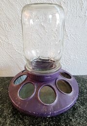 Mason Jar Style Bird Feeder