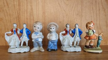 Assortment Of Porcelain Decorative Figures