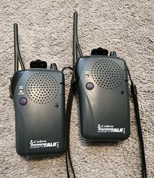 (2) COBRA Micro Talk 1 Walkie Talkies