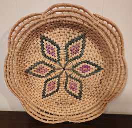 Vintage Woven Decorative Basket