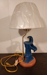 Vintage SENECA FALLS, NY Water Pump Style Table Lamp