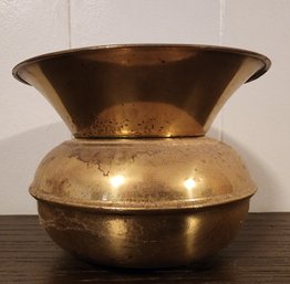 Vintage Chewing Tobacco Brass Spitoon