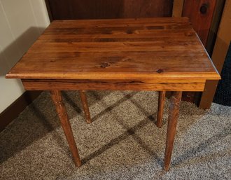 Vintage Wooden Side Table #2