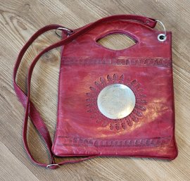 Ladies Red Leather Purse