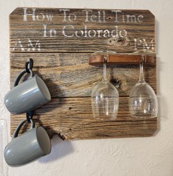 HOW TO TELL TIME IN COLORADO Wall Accent