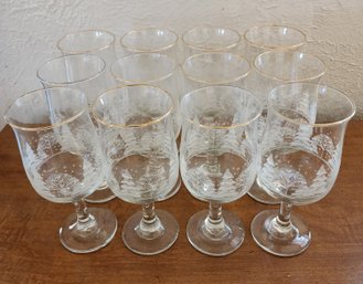 (11) Christmas Theme Fancy Glasses