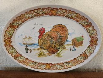 Vintage Plastic BROOKPARK Turkey Serving Platter