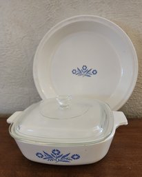 (2) Vintage CORNINGWARE Cookware Dishes