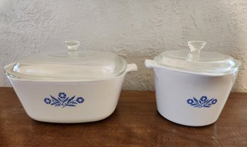 (2) Vintage CORNINGWARE Cookware Dishes