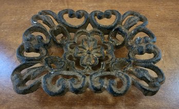 Ornate Cast Iron Soap Holder