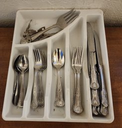 Assortment Of Reed And Barton Stainless Flatware