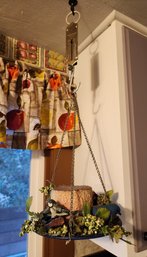 Hanging Bird Theme Decor With Vintage Scale