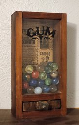 Vintage Gumball Style Home Decor Selection With Marbles