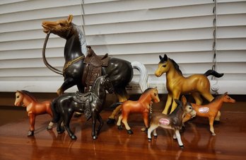 Vintage Variety Of Horse Figures