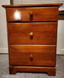 Vintage Side Table With Drawer Storage