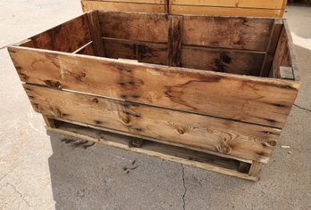 Vintage Large Wooden Transport Crate #21