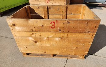 Vintage Large Wooden Transport Crate #3