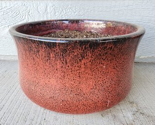 Red Ceramic Lawn And Garden Flower Pot