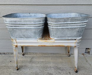 Vintage WHEELER Double Wash Stand