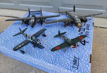 (4) Vintage Model Airplanes