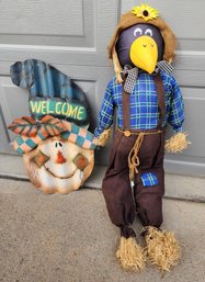 (2) Scarecrow Fall Home Decor Selections