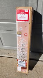 3 Foot Flocked Snow Tree Home Decor