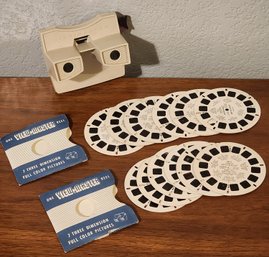 Vintage Viewmaster With Variety Of Slide Selections