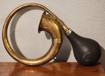 Antique INDIA Brand Brass Auto Horn