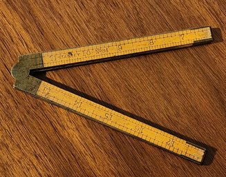 STANLEY No. 84 Vintage Folding Ruler