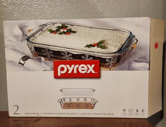 PYREX 2 Piece Serving Set