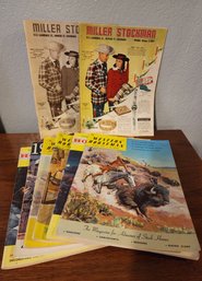 Assortment Of Western Themed Advertising Magazines