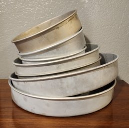 (7) Assorted Size Baking Pans