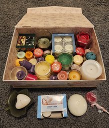 Large Assortment Of Mixed Candles