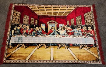 Vintage The Last Supper Religious Wall Tapestry