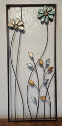 Metal Floral Accent Hanging Wall Decor Selection